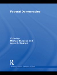Imagen de portada: Federal Democracies 1st edition 9781138969643