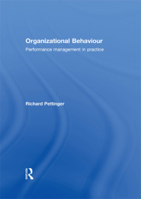 Cover image: Organizational Behaviour 1st edition 9780415481434