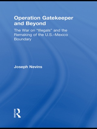 Cover image: Operation Gatekeeper and Beyond 2nd edition 9780415996938