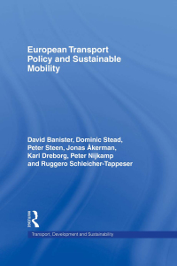 Imagen de portada: European Transport Policy and Sustainable Mobility 1st edition 9780415231893