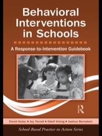 Imagen de portada: Behavioral Interventions in Schools 1st edition 9780415875851