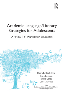 表紙画像: Academic Language/Literacy Strategies for Adolescents 1st edition 9780805863918