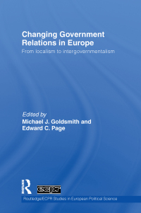 Cover image: Changing Government Relations in Europe 1st edition 9780415548465