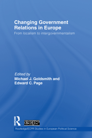 Omslagafbeelding: Changing Government Relations in Europe 1st edition 9780415548465