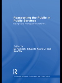Cover image: Reasserting the Public in Public Services 1st edition 9780415547390