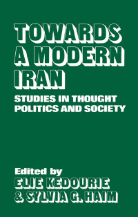 Imagen de portada: Towards a Modern Iran 1st edition 9780714631455