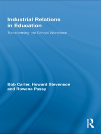 Imagen de portada: Industrial Relations in Education 1st edition 9781138972674