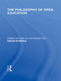 Imagen de portada: The Philosophy of Open Education (International Library of the Philosophy of Education Volume 15) 1st edition 9780415563581