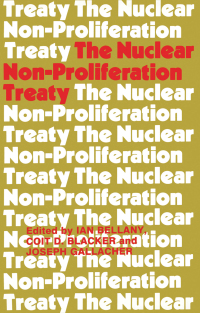 Imagen de portada: The Nuclear Non-proliferation Treaty 1st edition 9781138977341