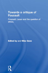 Cover image: Towards a critique of Foucault 1st edition 9780415562089
