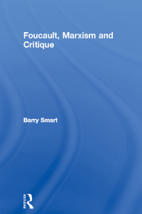 Cover image: Foucault, Marxism and Critique 1st edition 9780415864831