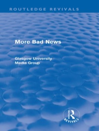 صورة الغلاف: More Bad News (Routledge Revivals) 1st edition 9780415563772