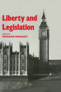 Cover image: Liberty and Legislation 1st edition 9781138979772