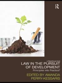 Cover image: Law in the Pursuit of Development 1st edition 9780415589628