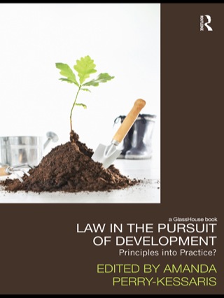 Omslagafbeelding: Law in the Pursuit of Development 1st edition 9780415589628