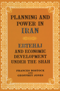 Imagen de portada: Planning and Power in Iran 1st edition 9780714633381