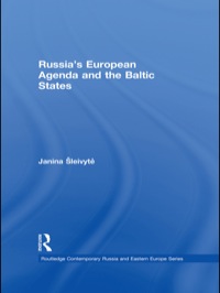 Cover image: Russia's European Agenda and the Baltic States 1st edition 9781138985599