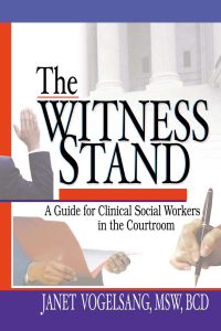 Cover image: The Witness Stand 1st edition 9780789011442