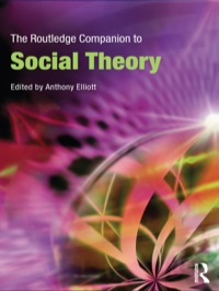 Imagen de portada: The Routledge Companion to Social Theory 1st edition 9780415470155