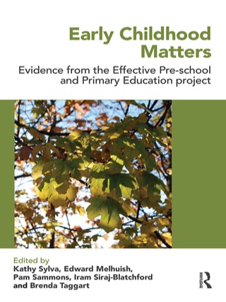 Cover image: Early Childhood Matters 1st edition 9780415482424