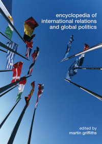 Cover image: Encyclopedia of International Relations and Global Politics 1st edition 9780415459181