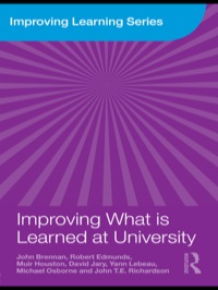 صورة الغلاف: Improving What is Learned at University 1st edition 9780415480154