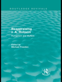 Titelbild: Reappraising J. A. Hobson (Routledge Revivals) 1st edition 9780415564298