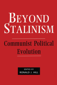 Imagen de portada: Beyond Stalinism 1st edition 9780714634630