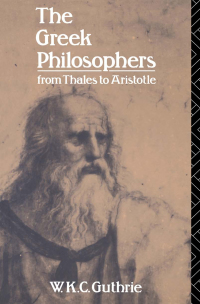 Imagen de portada: The Greek Philosophers 1st edition 9781138153103
