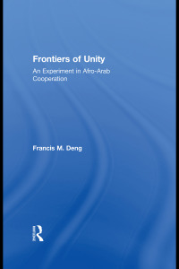 Cover image: Frontiers Of Unity 1st edition 9780710313522