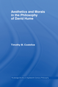 Cover image: Aesthetics and Morals in the Philosophy of David Hume 1st edition 9780415955881
