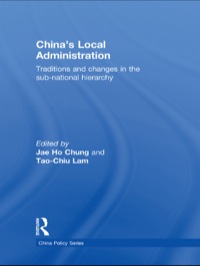 Titelbild: China's Local Administration 1st edition 9780415673341