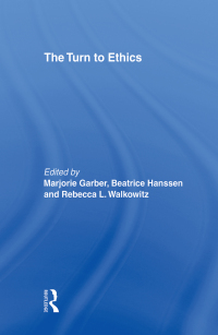 Imagen de portada: The Turn to Ethics 1st edition 9780415922265