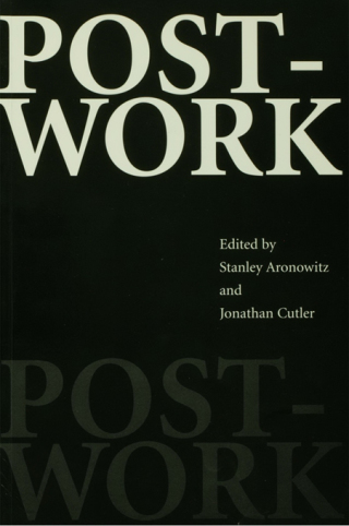 Immagine di copertina: Post-Work 1st edition 9780415917827