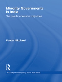 صورة الغلاف: Minority Governments in India 1st edition 9780415627443