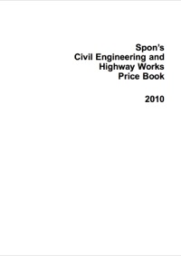 Cover image: Spon's Civil Engineering and Highway Works Price Book 2010 9780415552585