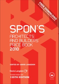 Cover image: Spon's Architects' and Builders' Price Book 2010 9780415552561