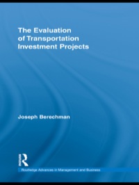 Imagen de portada: The Evaluation of Transportation Investment Projects 1st edition 9780415777155