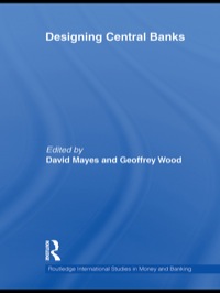 Omslagafbeelding: Designing Central Banks 1st edition 9780415696548