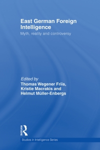 Imagen de portada: East German Foreign Intelligence 1st edition 9780415847186