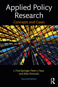 Cover image: Applied Policy Research 2nd edition 9780415805070