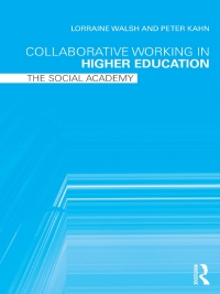 Imagen de portada: Collaborative Working in Higher Education 1st edition 9780415991674
