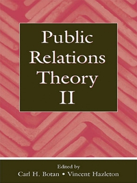 Omslagafbeelding: Public Relations Theory II 1st edition 9780805833843