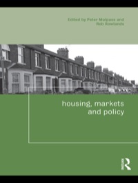 صورة الغلاف: Housing, Markets and Policy 1st edition 9780415477796