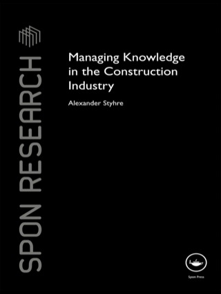 Immagine di copertina: Managing Knowledge in the Construction Industry 1st edition 9781138995567