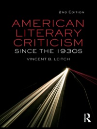 表紙画像: American Literary Criticism Since the 1930s 2nd edition 9780415778176