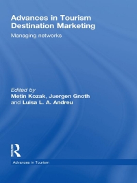 Cover image: Advances in Tourism Destination Marketing 1st edition 9780415492386