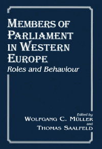 Cover image: Members of Parliament in Western Europe 1st edition 9780714648217