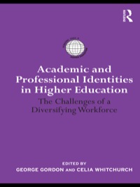表紙画像: Academic and Professional Identities in Higher Education 1st edition 9780415990905