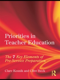 Imagen de portada: Priorities in Teacher Education 1st edition 9780415481267